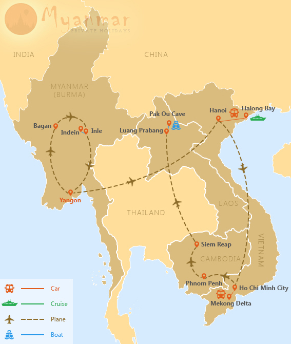 Best of Myanmar and Indochina