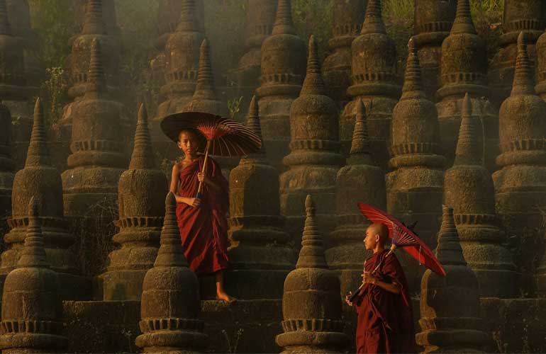 Young Monks